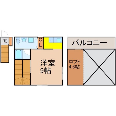 鳴海駅 徒歩12分 2階の物件間取画像